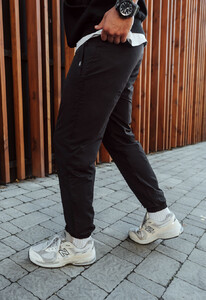 Фото - Утеплені джогери чорного кольору Staff ba black fleece - Men box