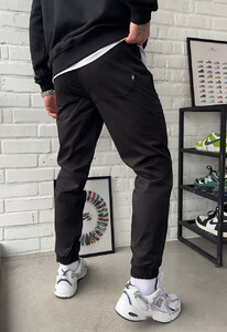Фото - Однотонные черные джоггеры Staff lo black - Men box