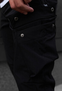 Фото - Утеплені штани карго Staff st cargo black fleece - Men box