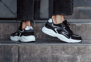 Фото - Демисезонные кроссовки Staff gray & black - Men box