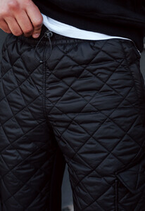 Фото - Утепленные мужские черные штаны Staff diamond black - Men box