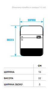 Фото - Базова чорна сумка через плече Staff black - Men box