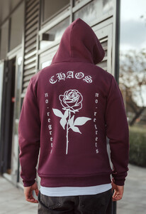 Фото - Утеплене худі бордового кольору Staff chaos fleece - Men box