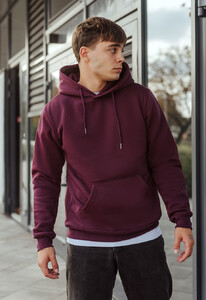 Фото - Утеплене худі бордового кольору Staff chaos fleece - Men box