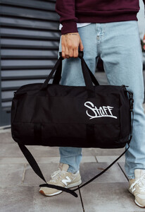Фото - Универсальная черная спортивная сумка Staff black logo - Men box