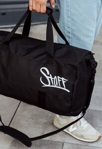 Фото - Универсальная черная спортивная сумка Staff black logo - Men box