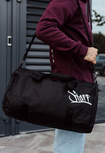 Фото - Универсальная черная спортивная сумка Staff black logo - Men box