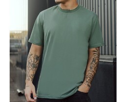 Фото - Однотонная футболка цвета хаки Staff khaki basic - Men box