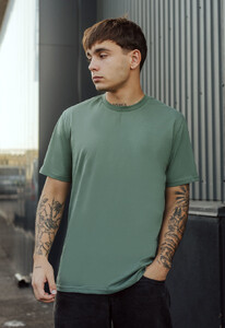 Фото - Однотонная футболка цвета хаки Staff khaki basic - Men box