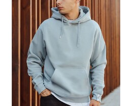 Фото - Базове блакитне оверсайз худі Staff light blue basic oversize fleece - Men box