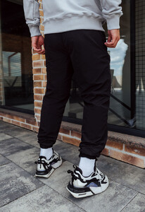 Фото - Черные утепленные джоггеры Staff ba logo black fleece - Men box