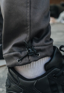 Фото - Серые утепленные штаны Staff coa cargo gray fleece - Men box