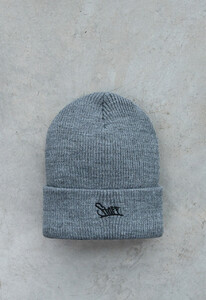 Фото - Утепленная шапка в цвете графит Staff graphite logo - Men box