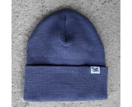 Фото - Серо-синяя теплая шапка Staff gray blue basic - Men box