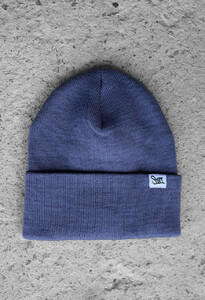Фото - Сіро-синя тепла шапка Staff gray blue basic - Men box