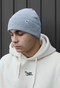 Фото - Базова світло-сіра шапка Staff light gray basic - Men box