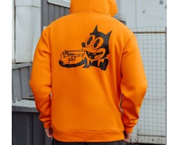 Фото - Яскраво-помаранчеве тепле худі Staff factory fleece - Men box