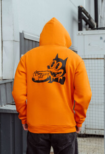 Фото - Яскраво-помаранчеве тепле худі Staff factory fleece - Men box