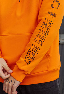 Фото - Яскраво-помаранчеве тепле худі Staff factory fleece - Men box