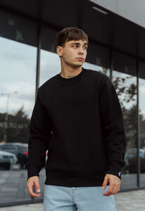 Фото - Чорний зимовий світшот Staff black basic fleece - Men box