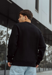 Фото - Чорний зимовий світшот Staff black basic fleece - Men box