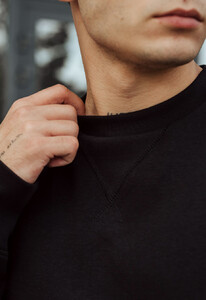 Фото - Чорний зимовий світшот Staff black basic fleece - Men box