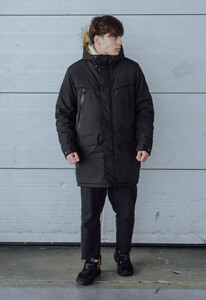 Фото - Мужская зимняя парка Staff artika black2 - Men box