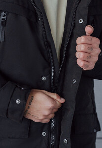 Фото - Мужская зимняя парка Staff artika black2 - Men box