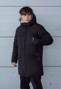 Фото - Мужская зимняя парка Staff artika black2 - Men box