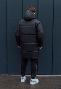Фото - Зимняя удлиненная парка Staff ta black - Men box