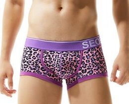 Фото - Чоловічі труси боксерки Seobean. Колір фіолетовий. Артикул: 04-0946 - Men box