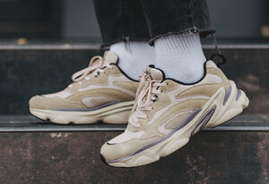 Фото - Бежевые молодежные кроссовки Staff beige - Men box