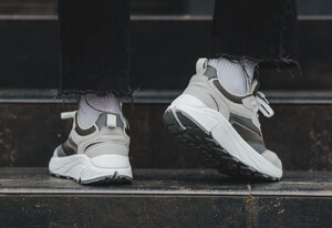 Фото - Демисезонные серые кроссовки Staff gray - Men box