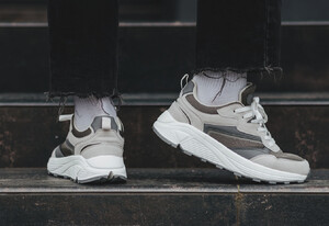Фото - Демисезонные серые кроссовки Staff gray - Men box