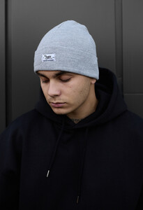 Фото - Мужская светло-серая шапка Staff light gray basic logo - Men box