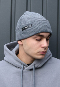 Фото - Серая шапка для мужчин Staff gray original - Men box