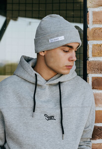 Фото - Зимова світло-сіра шапка Staff light gray original - Men box