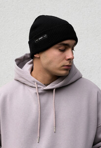 Фото - Шапка зимняя черного цвета Staff black original - Men box