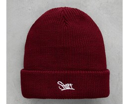 Фото - Бордова шапка з логотипом Staff bordo logo - Men box