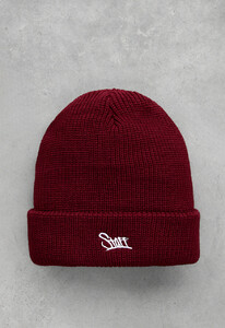 Фото - Бордовая шапка с логотипом Staff bordo logo - Men box