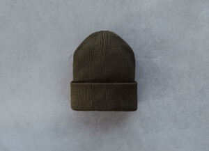 Фото - Тепла шапка у кольорі хакі Staff khaki basic2 - Men box