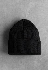 Фото - Однотонна базова чорна шапка Staff m3 black - Men box