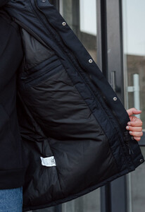 Фото - Зимова чоловіча куртка парка Staff sta navy & black - Men box
