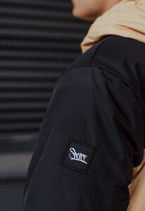 Фото - Бежево-черная зимняя парка Staff sta beige & black - Men box
