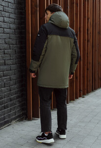 Фото - Зимова парка для чоловіків Staff sta khaki & navy - Men box