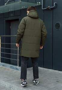Фото - Зимняя парка цвета хаки Staff holod khaki - Men box