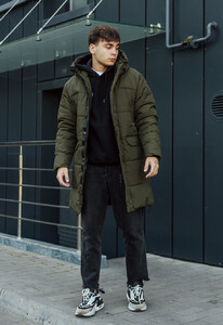 Фото - Зимняя парка цвета хаки Staff holod khaki - Men box