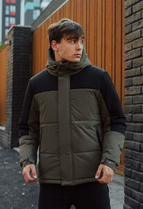 Фото - Зимняя куртка для мужчин Staff mi black & khaki - Men box