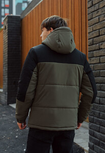 Фото - Зимняя куртка для мужчин Staff mi black & khaki - Men box