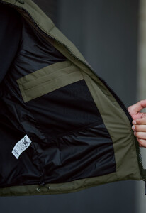 Фото - Зимняя куртка цвета хаки Staff kob khaki - Men box